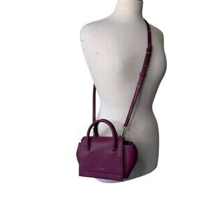 Matt & Nat ADEL MICRO VEGAN SATCHEL Detachable Strap Purple